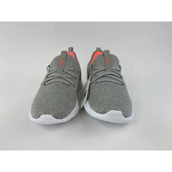 Adidas Cloudfoam Pure Metal Gray Women's Size 9.5 Sneakers Shoes Orange - Picture 8 of 12